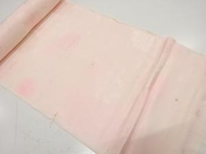 アンティーク　牡丹に菊模様織り出し　長襦袢地反物